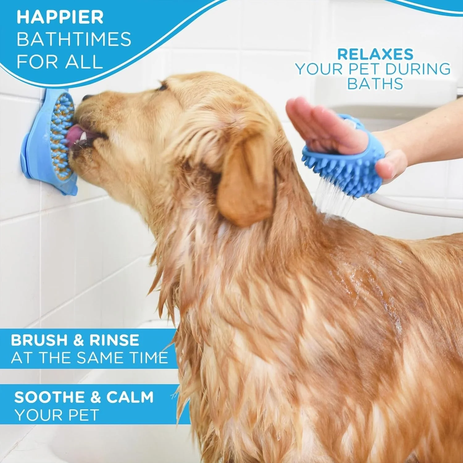 Aquapaw Dog Washer & Shower Hose (Sprayer & Scrubber in 1) - Image 3