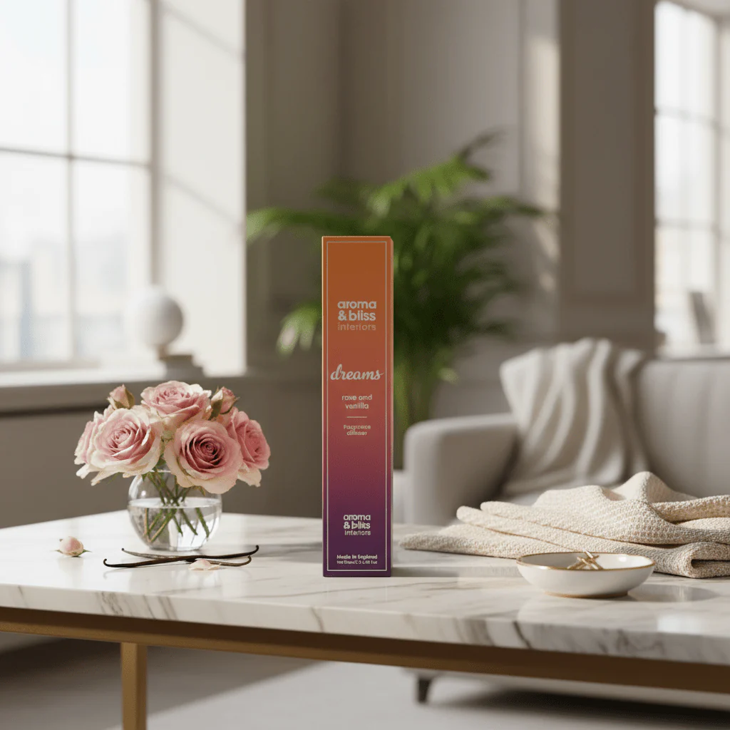 Aroma & Bliss Rose and Vanilla Fragrance Diffuser 100ml - Image 2