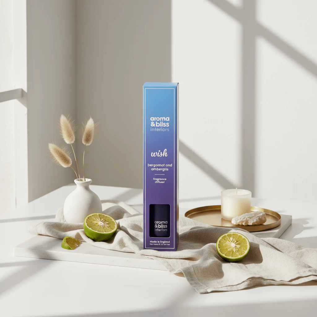 Aroma & Bliss Bergamot and Ambergris Fragrance Diffuser 100ml - Image 2
