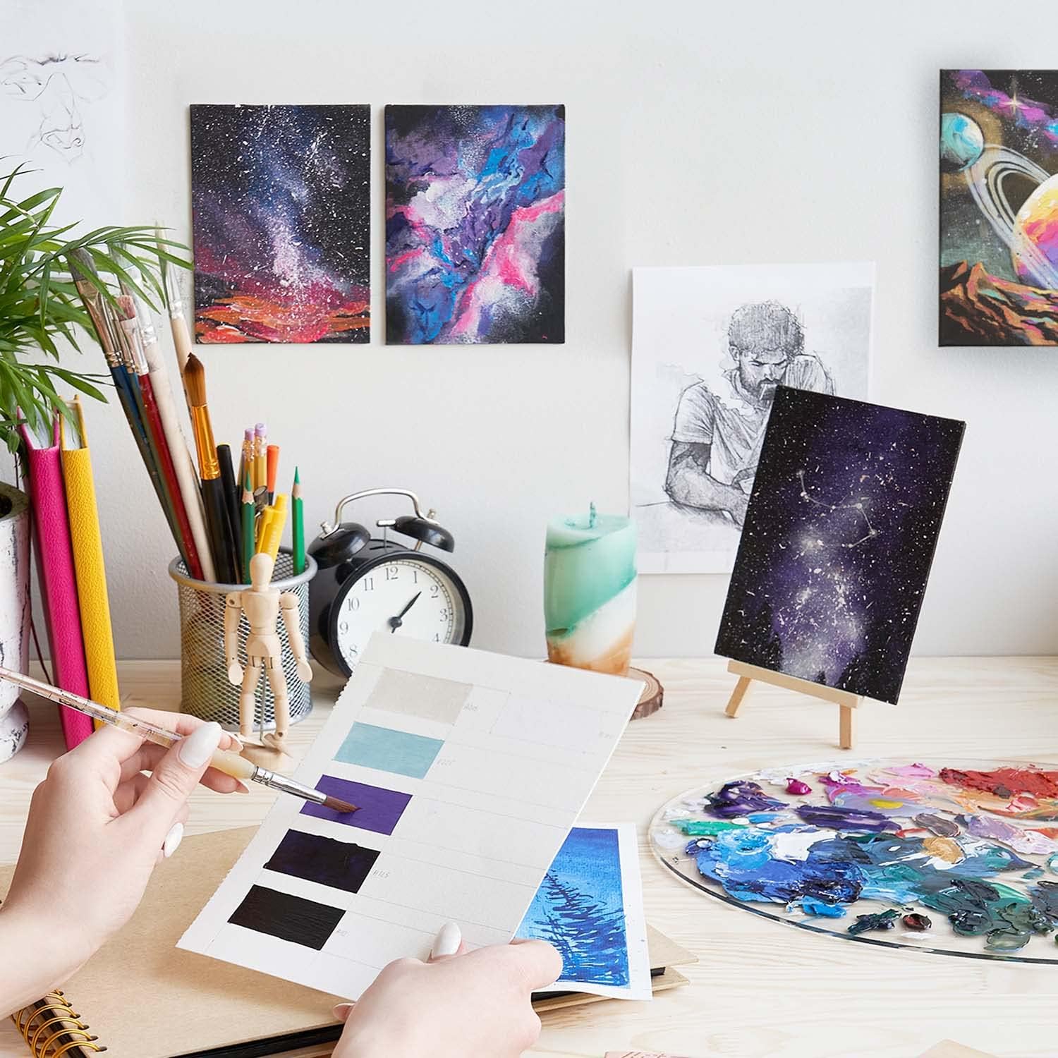 Arteza Canvas Board - 11"x14" (27.9x35.6cm) - 14 Pack - Image 7