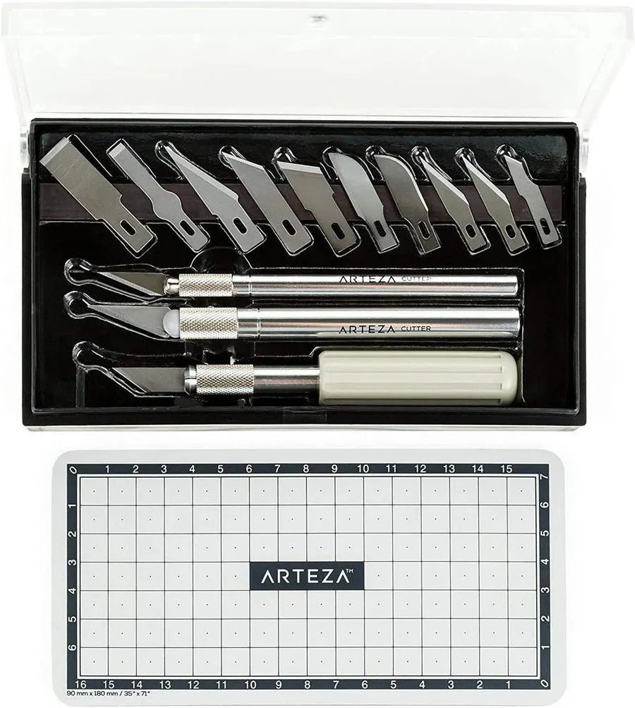 Arteza Cutting Mat & Model Making Tool Kit Duo - Image 4