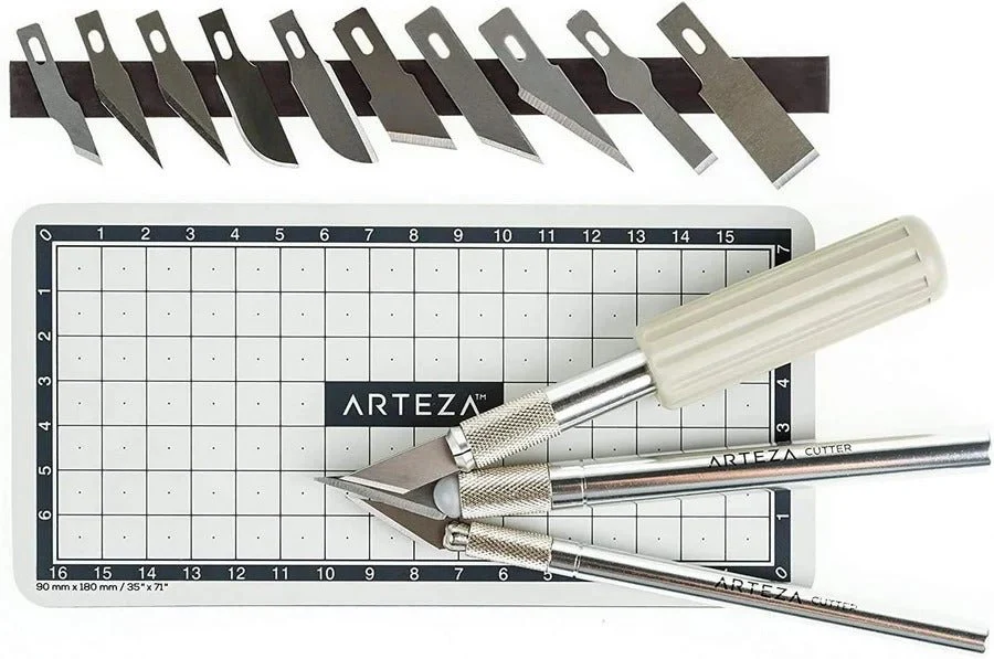 Arteza Cutting Mat & Model Making Tool Kit Duo - Image 7