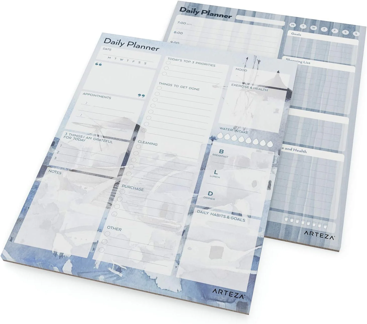 Arteza Daily Planner Pad 80 Sheets - 2 Pack - Image 2
