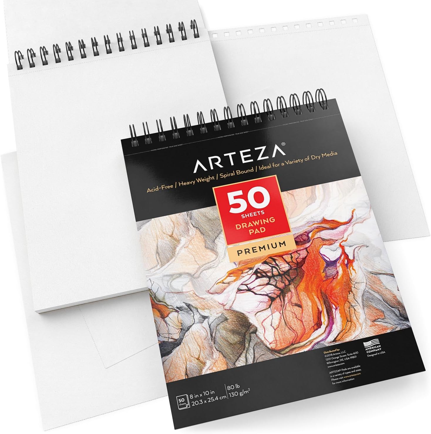 ARTEZA Drawing Pad - 50 Sheets (20.3 x 25.4cm) - Image 5