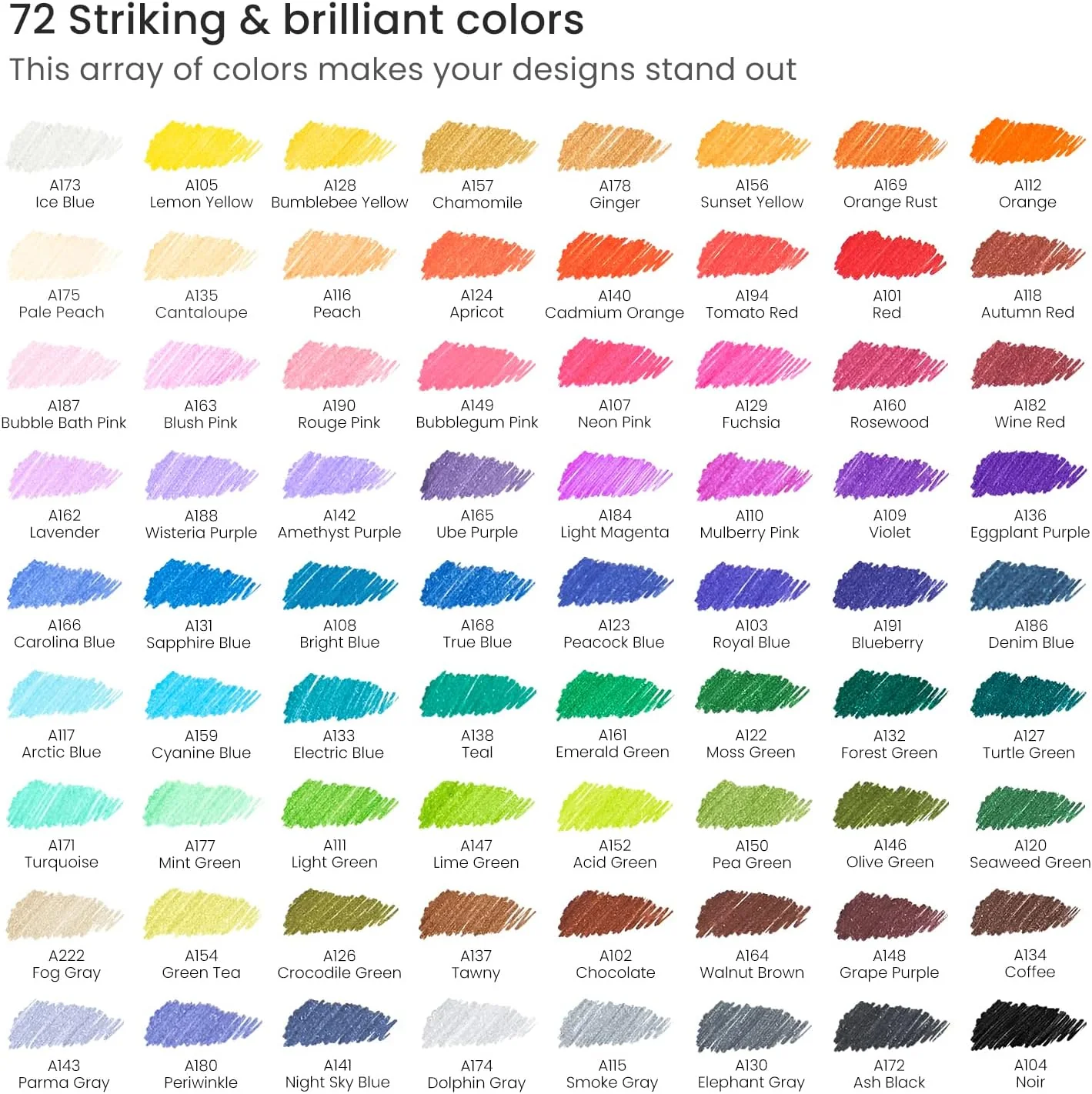ARTEZA Fineliner Pens Inkonic - 72 Colours - Image 2