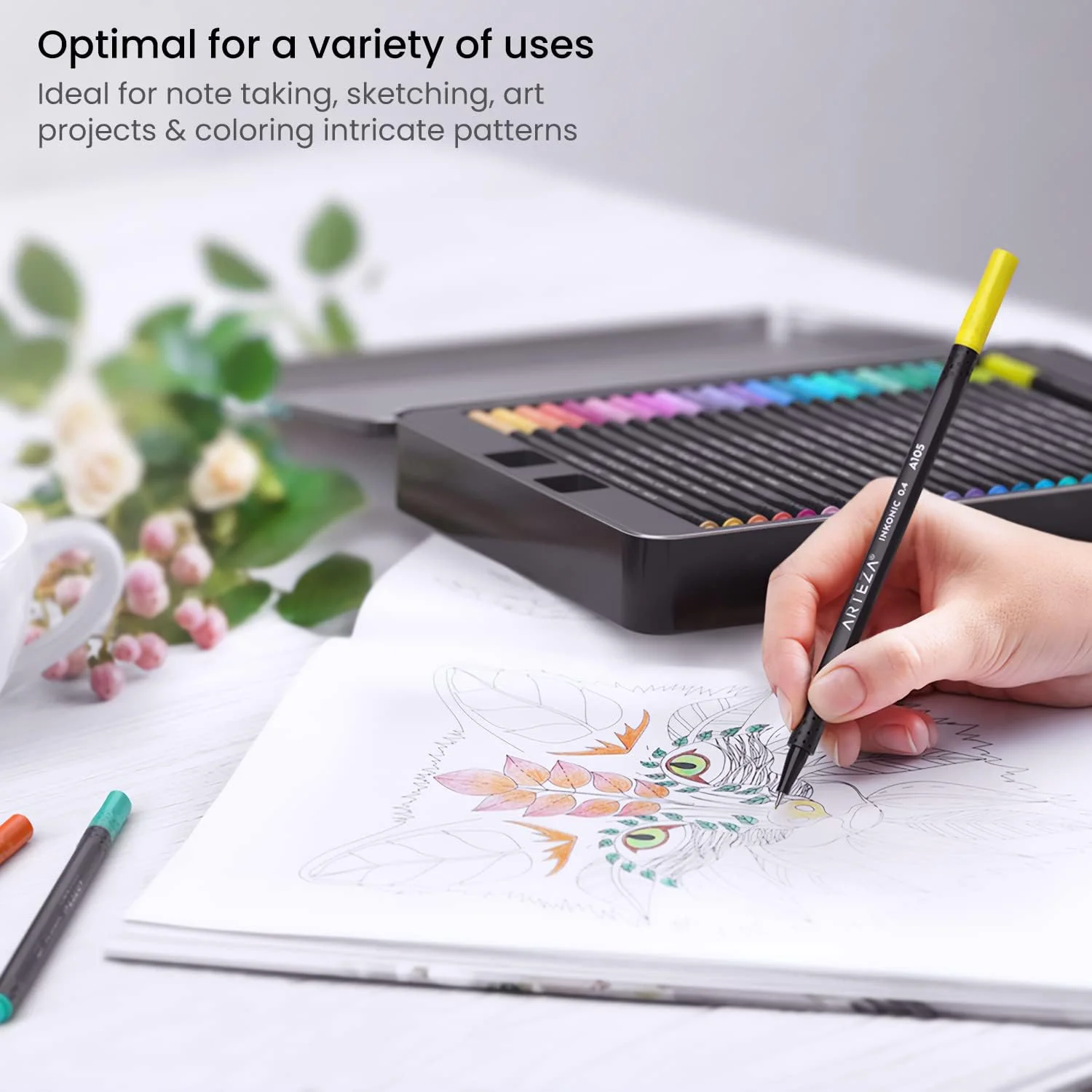 ARTEZA Fineliner Pens Inkonic - 72 Colours - Image 5