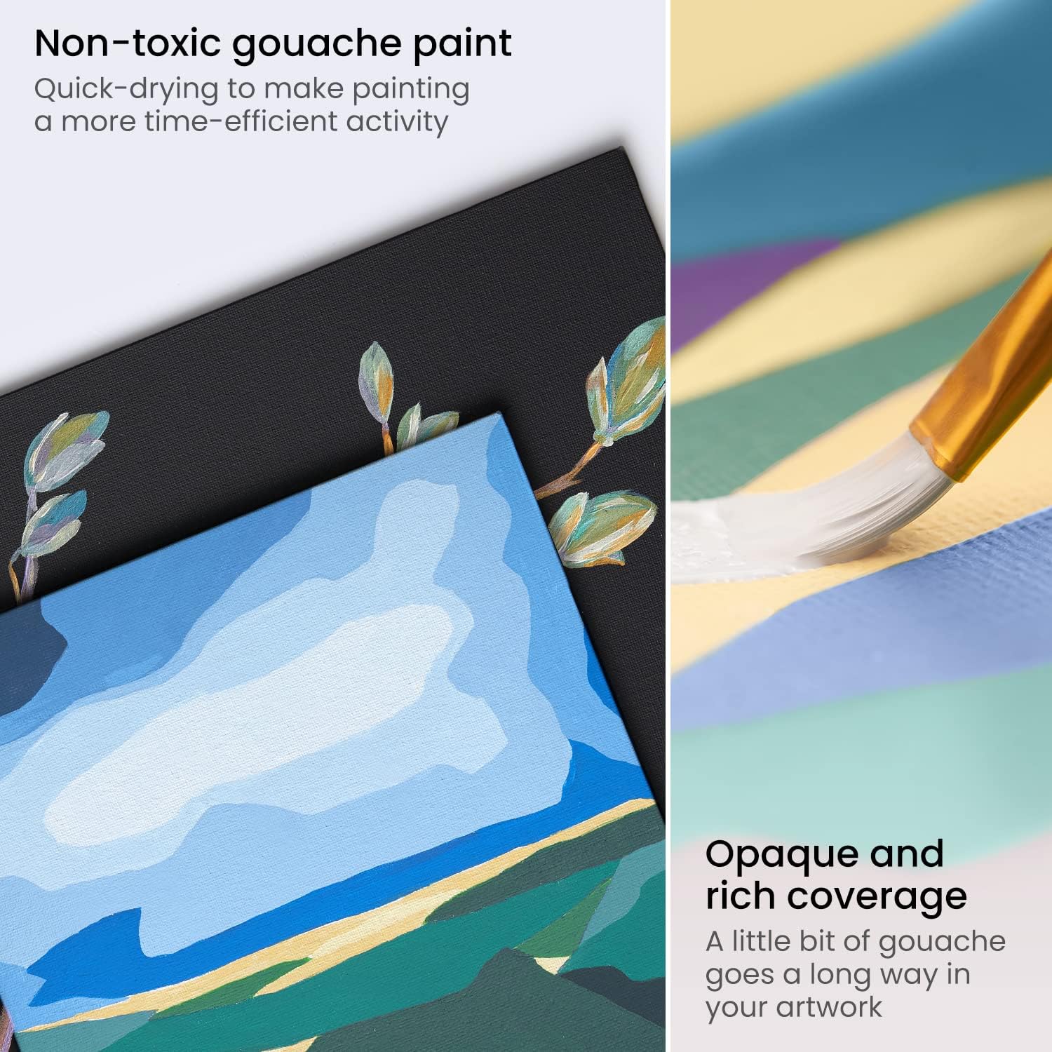 ARTEZA Gouache Paint - 12 Colours - Image 4