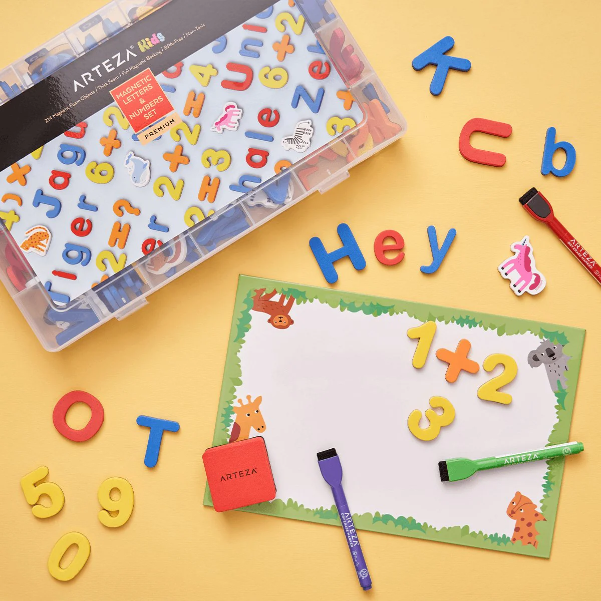 Arteza Magnetic Letters and Numbers Set - Image 2