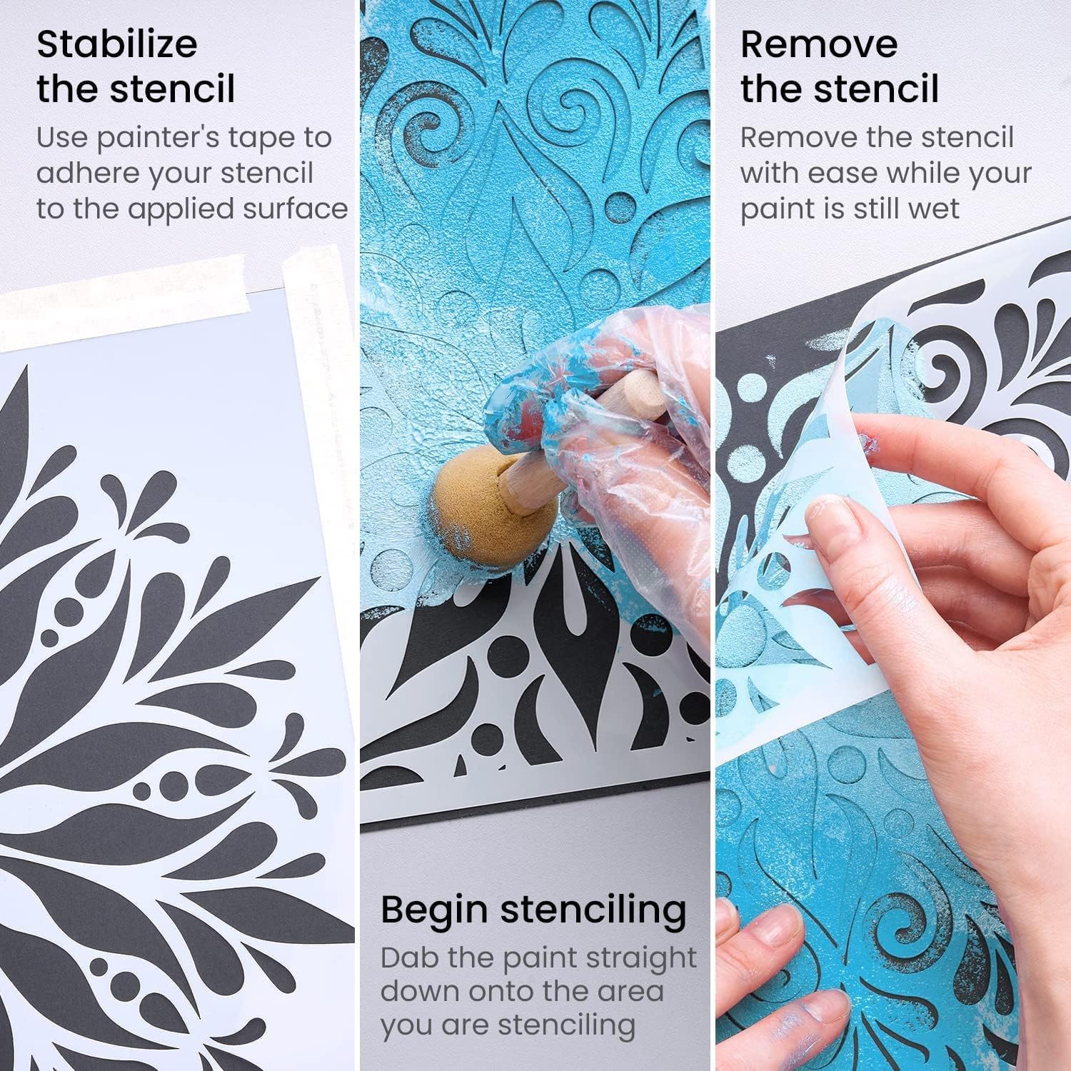 Arteza Mandala Stencils for Painting - 12 Designs - Image 7