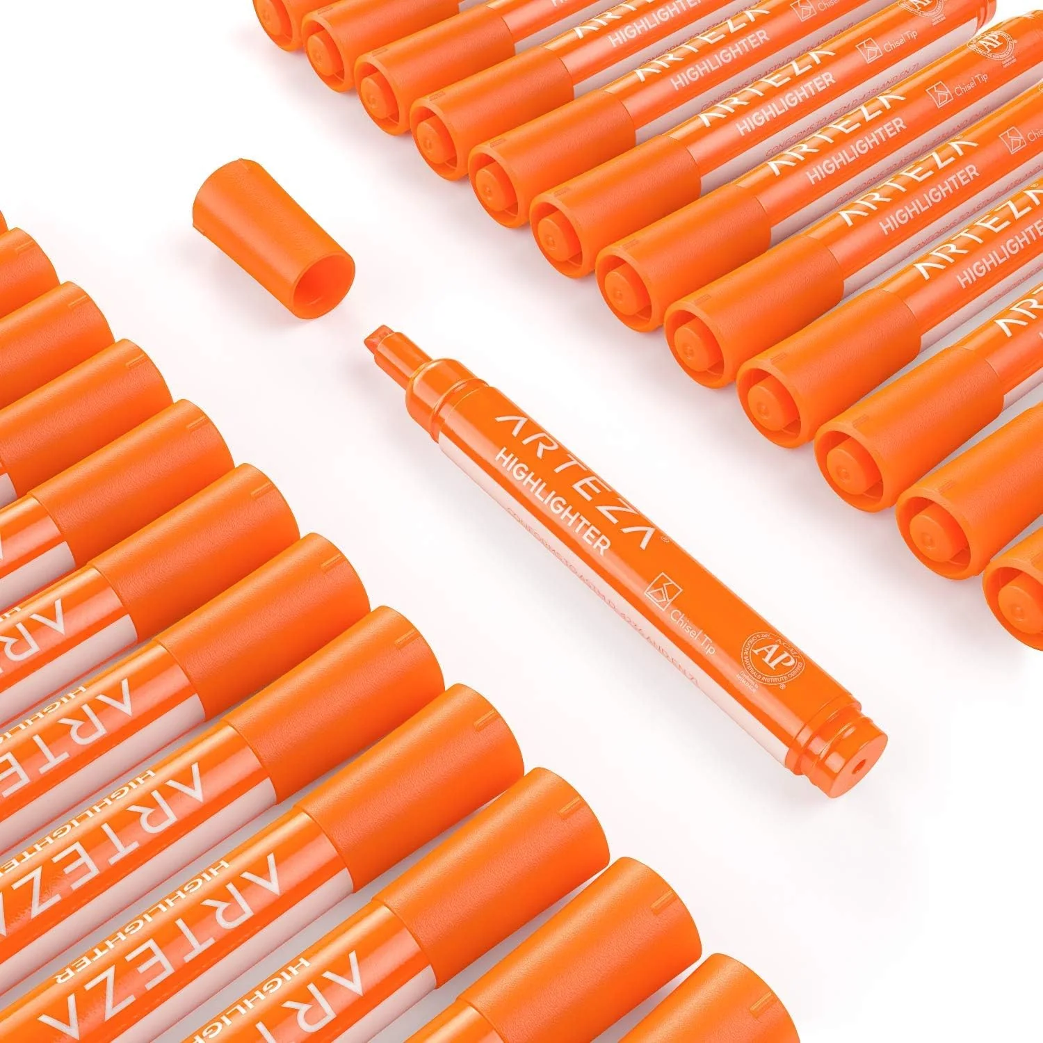ARTEZA Orange Highlighter Pens - Set of 64 - Image 2