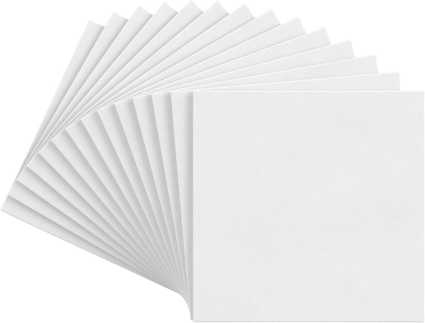 Arteza Paint Canvases - 10"x10" (25x25cm) - 14 Pack - Image 2