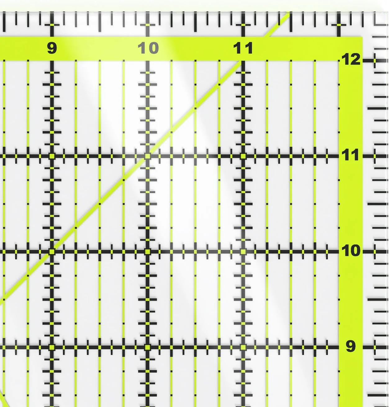 Arteza Quilting Ruler for Easy Precision Cutting, 12.5" Wide x 12.5" - Image 2