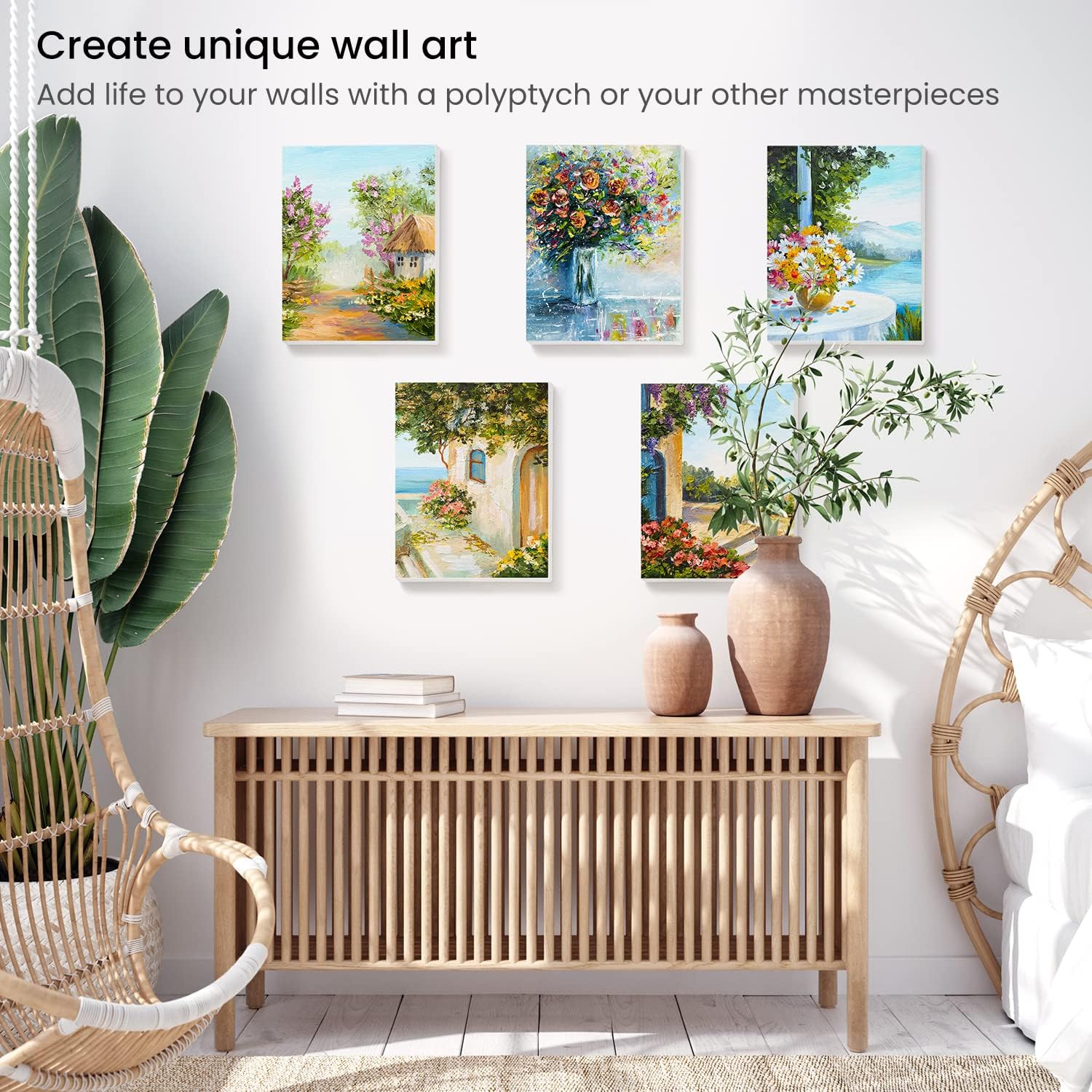 ARTEZA Stretched Canvas - 11'x14" (28x35.6cm) - 8 Pack - Image 7