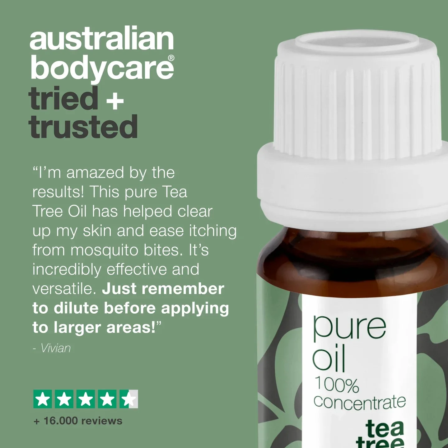 Australian Bodycare Pure Tea Tree Oil - 100% Concentrated & Natural (10ml) - Image 6