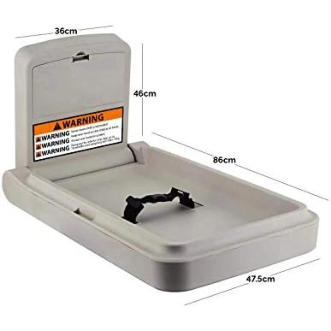 Baby Changing Station - Wall Mounted Unit Changer Commercial Fold Down - Image 2