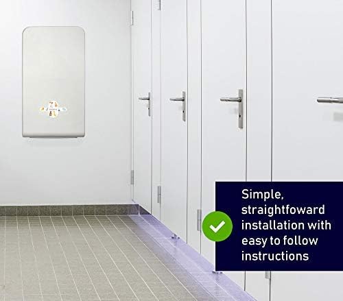 Baby Changing Station - Wall Mounted Unit Changer Commercial Fold Down - Image 6