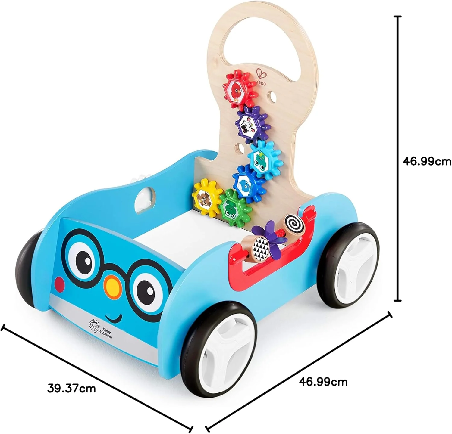 Baby Einstein Discovery Buggy Wooden Activity Walker & Wagon - Image 10