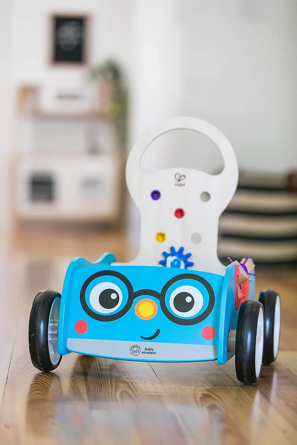 Baby Einstein Discovery Buggy Wooden Activity Walker & Wagon - Image 3