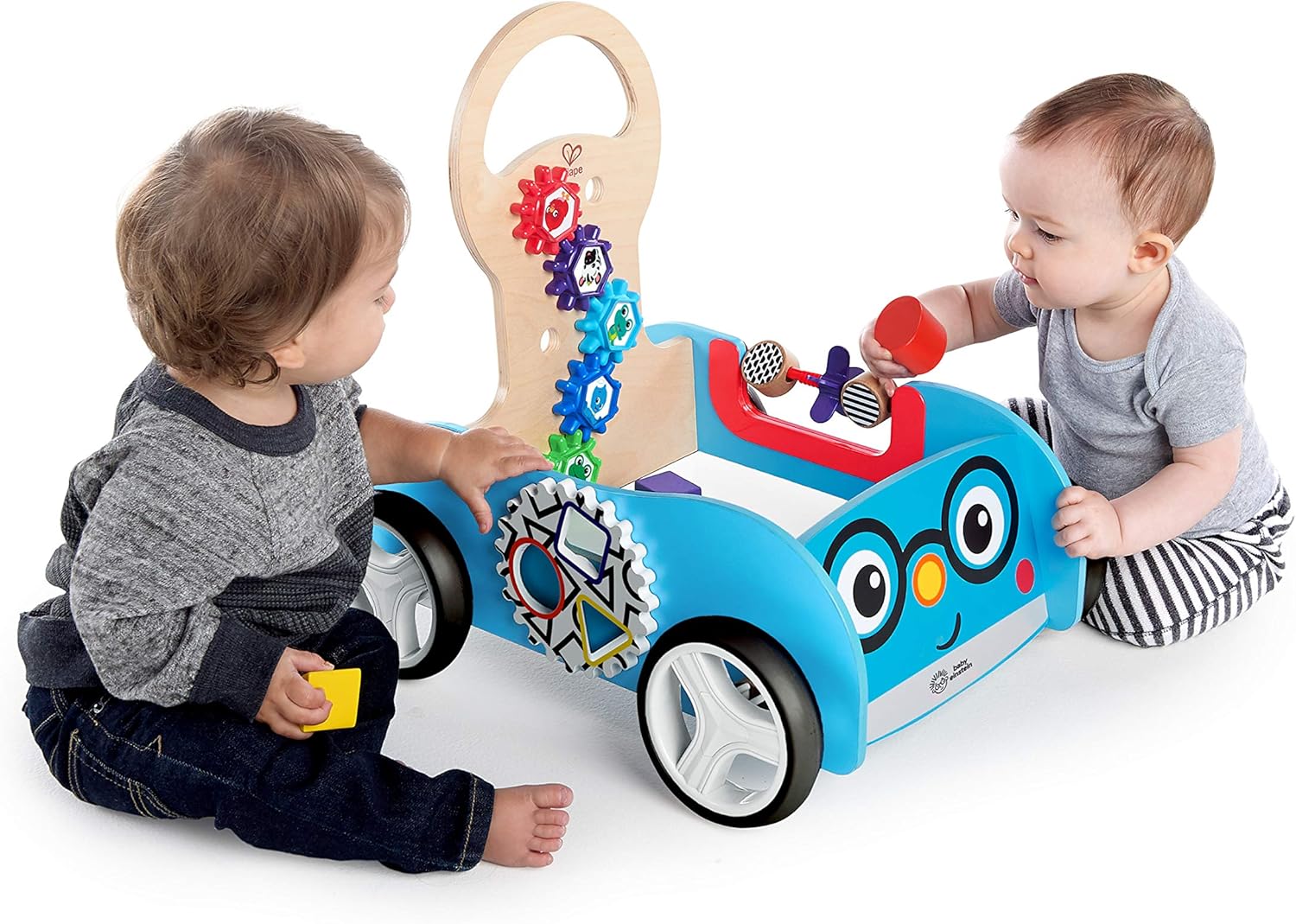 Baby Einstein Discovery Buggy Wooden Activity Walker & Wagon - Image 5