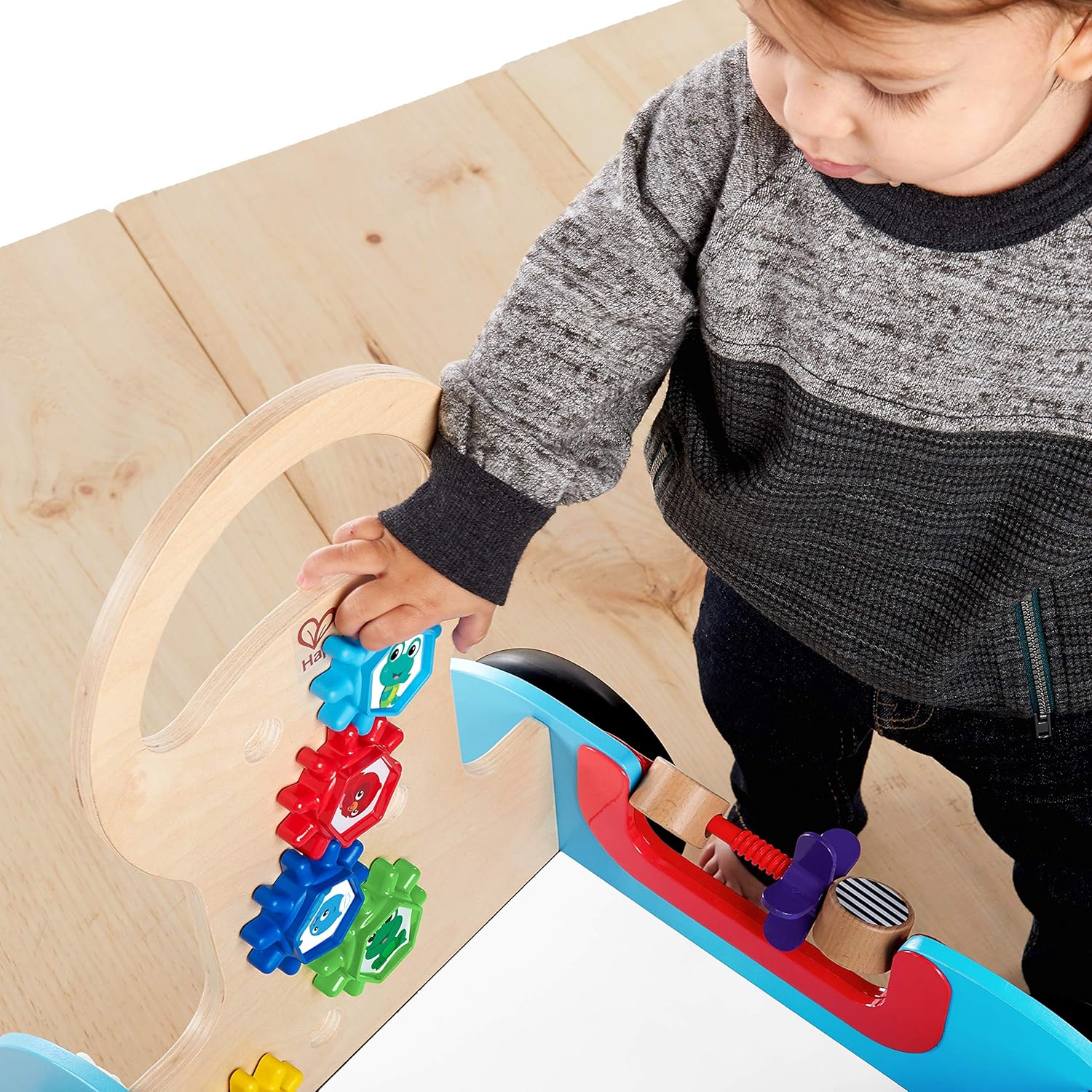 Baby Einstein Discovery Buggy Wooden Activity Walker & Wagon - Image 9