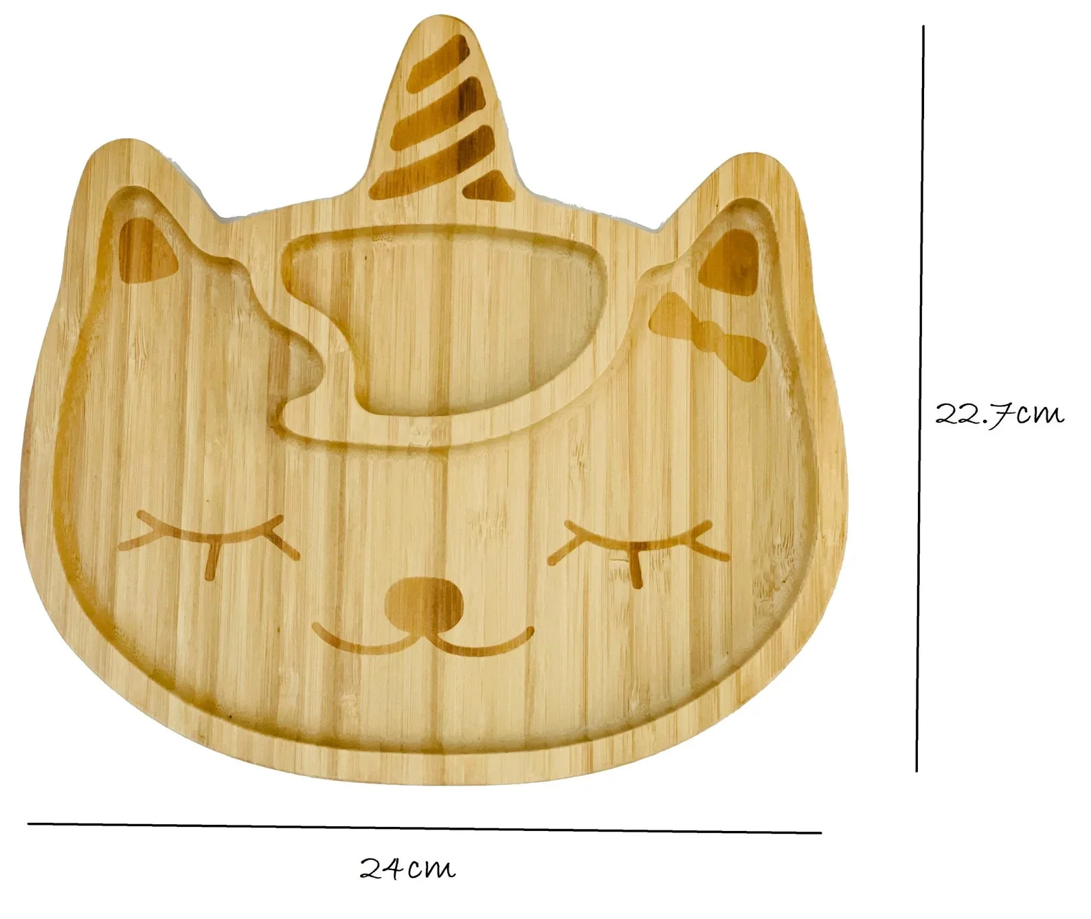 Baby & Toddler Uni-Kitty Bamboo Suction Plate - Image 2