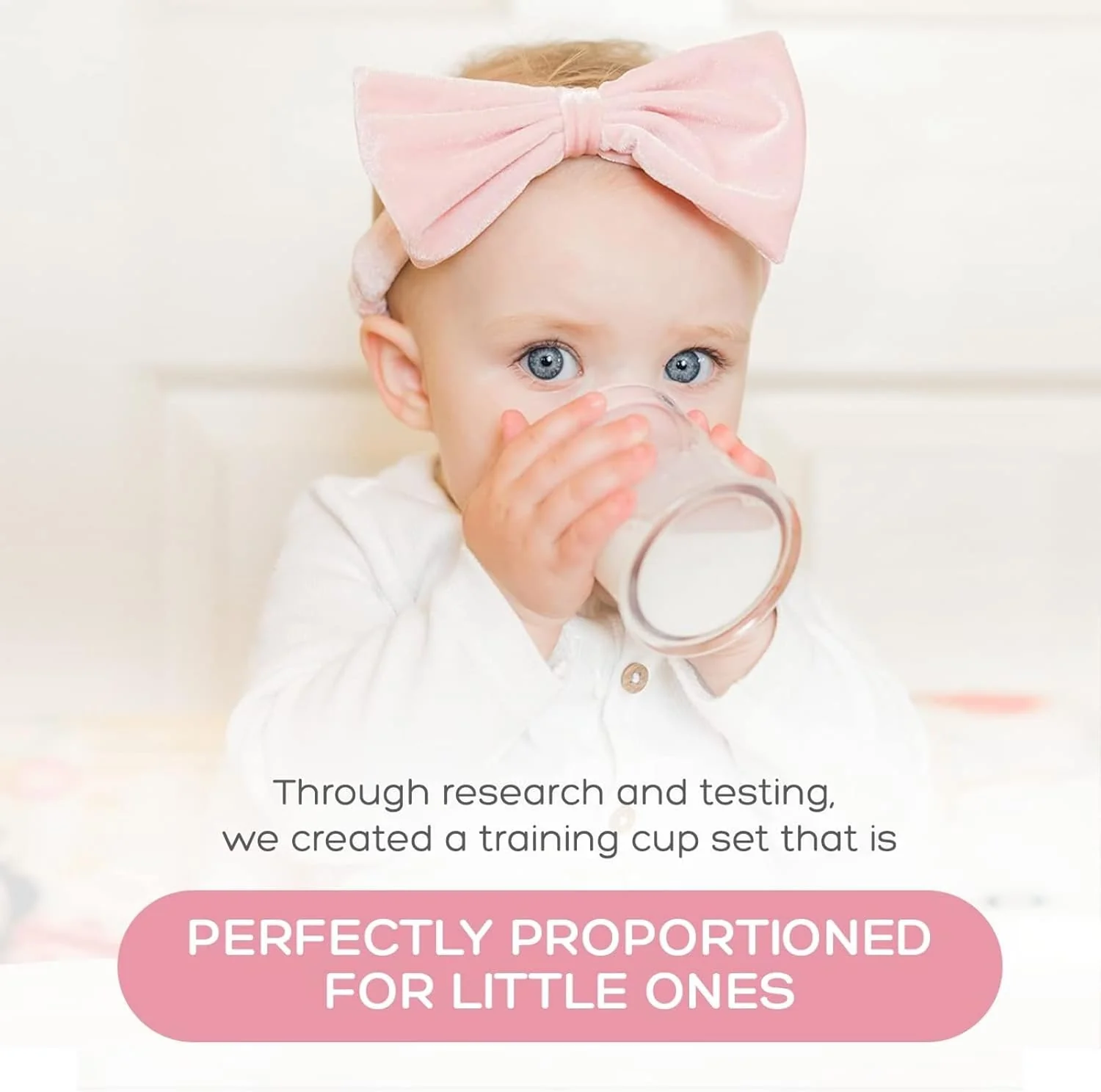 grabease Convertible Training Cups for Babies – BPA-Free (Blush) - Image 6