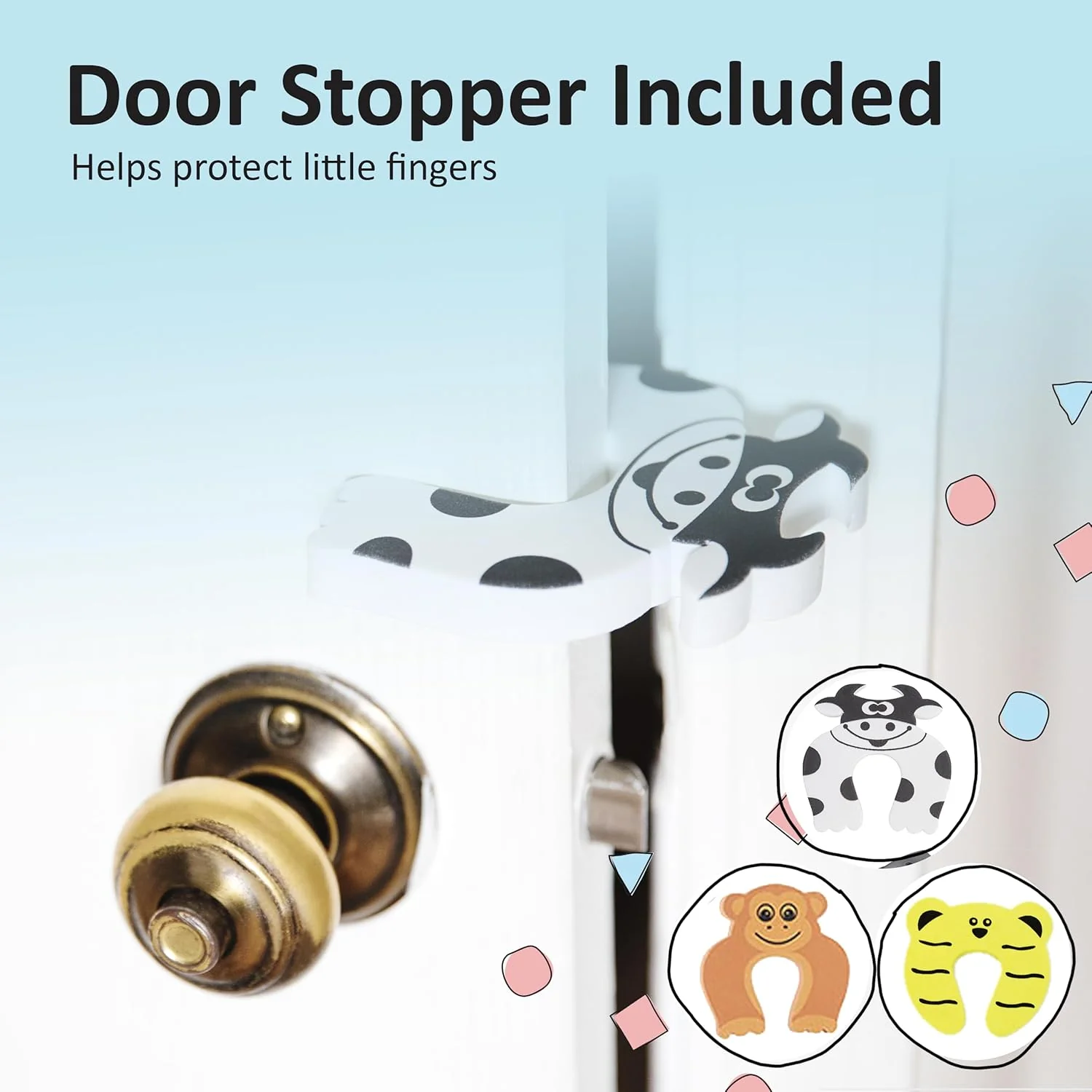 Bebe Earth 6M Baby Proofing Edge and Corner Guard Protector Set - Black - Image 4