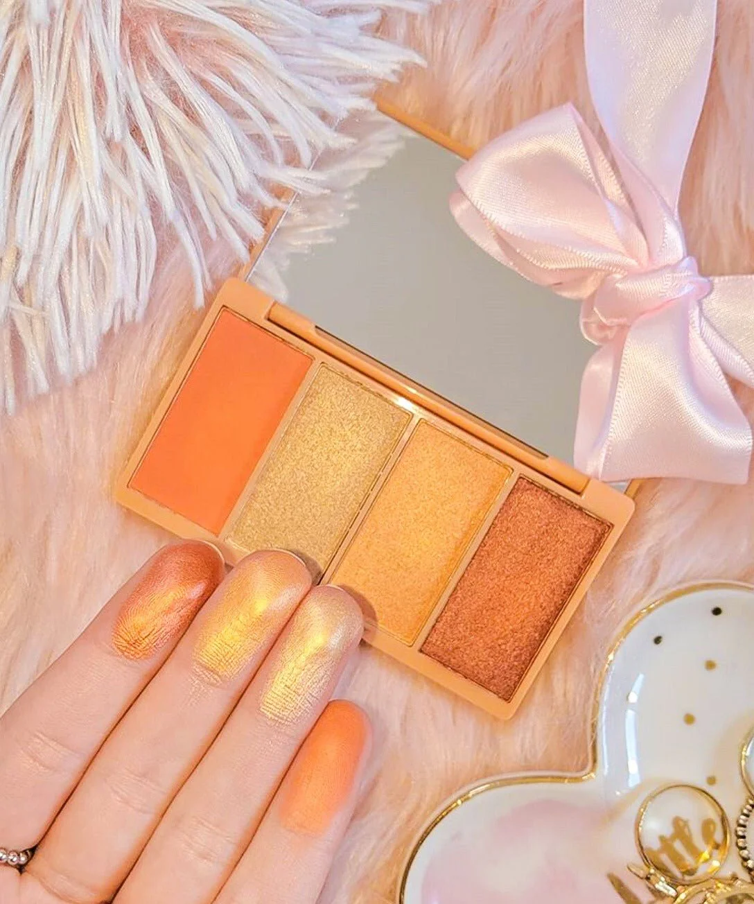 Bellapierre Cosmetics Peach Blossom Eyeshadow Pallet - Image 4