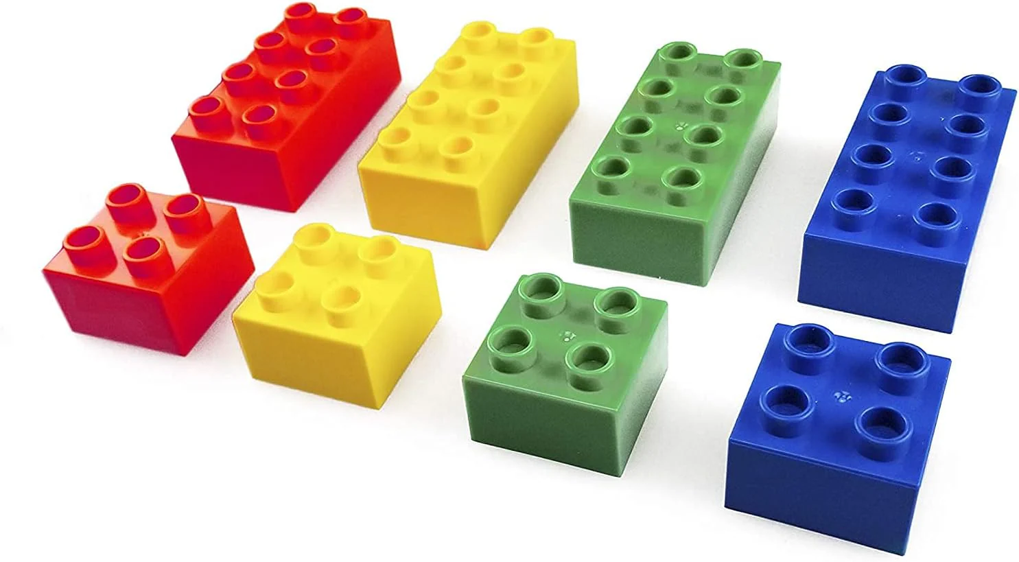 Best Blocks Big Blocks Set - Classic Colours - 108 Pieces - Image 5