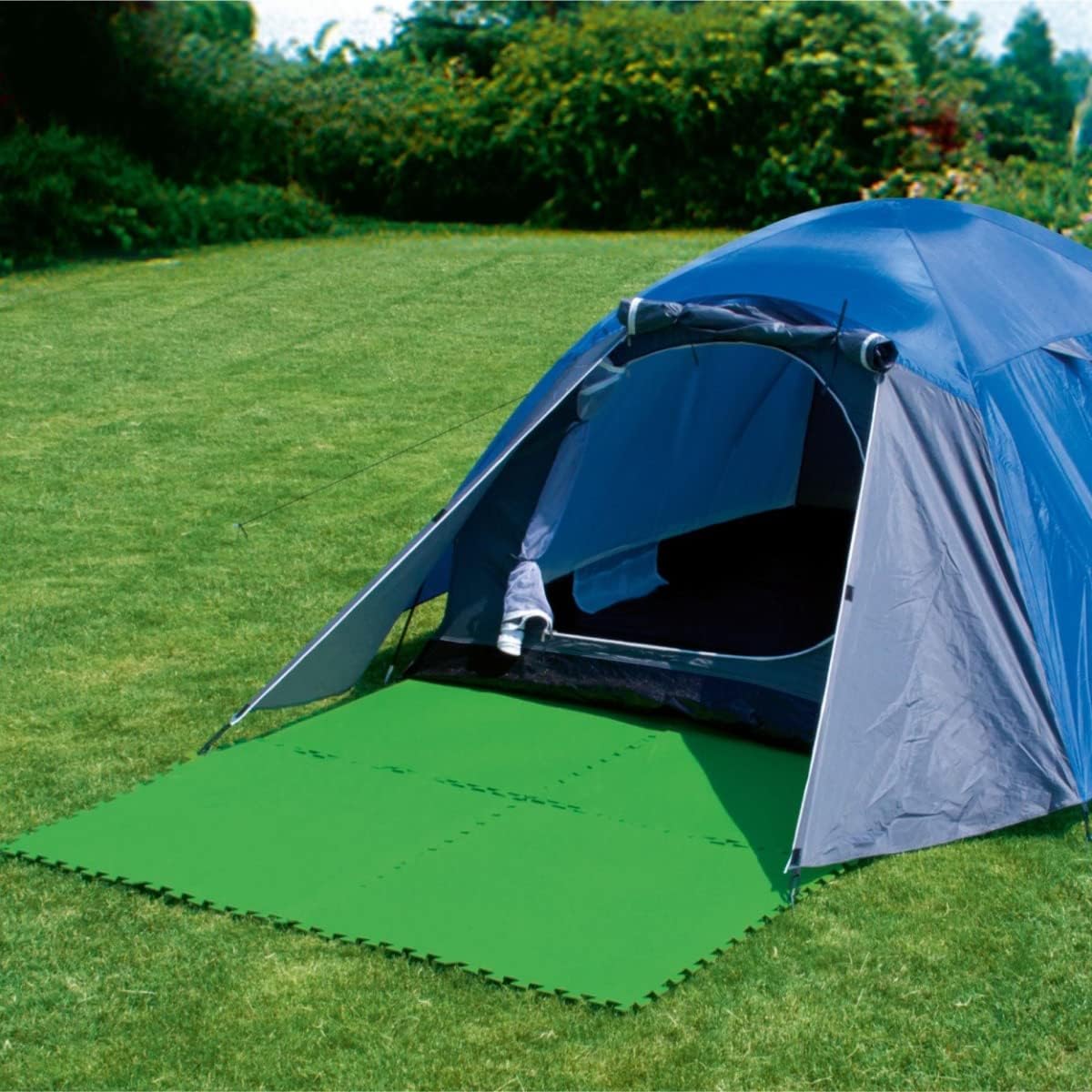 Bestway Green Large Interlocking Floor Foam Mats 78cm x 78cm - 9 tiles - Image 4