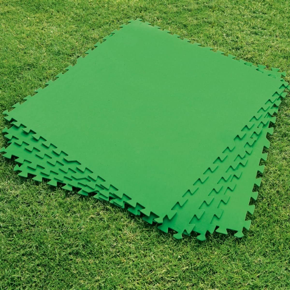 Bestway Green Large Interlocking Floor Foam Mats 78cm x 78cm - 9 tiles - Image 5