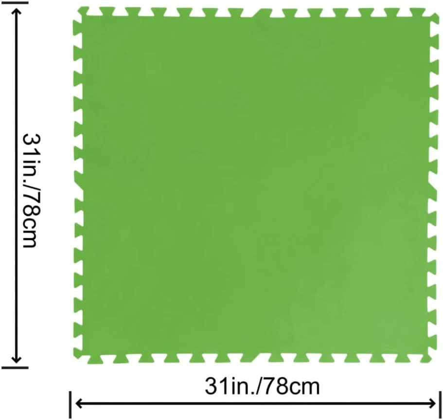 Bestway Green Large Interlocking Floor Foam Mats 78cm x 78cm - 9 tiles - Image 6