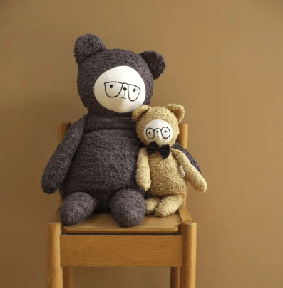 fabelab Big Buddy Teddy Bear - Uncle Theo  - Chocolate - Image 2