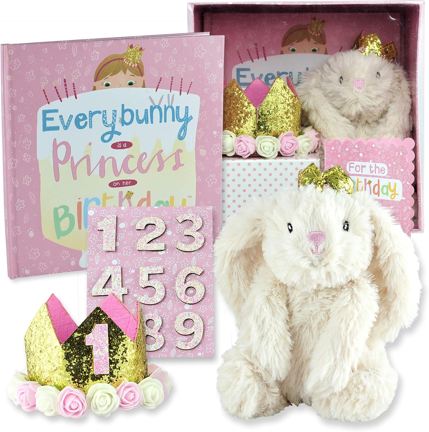 Birthday Bunny Gift Set for Baby, Toddler, and Girls Ages 1-9 YRS - Image 5