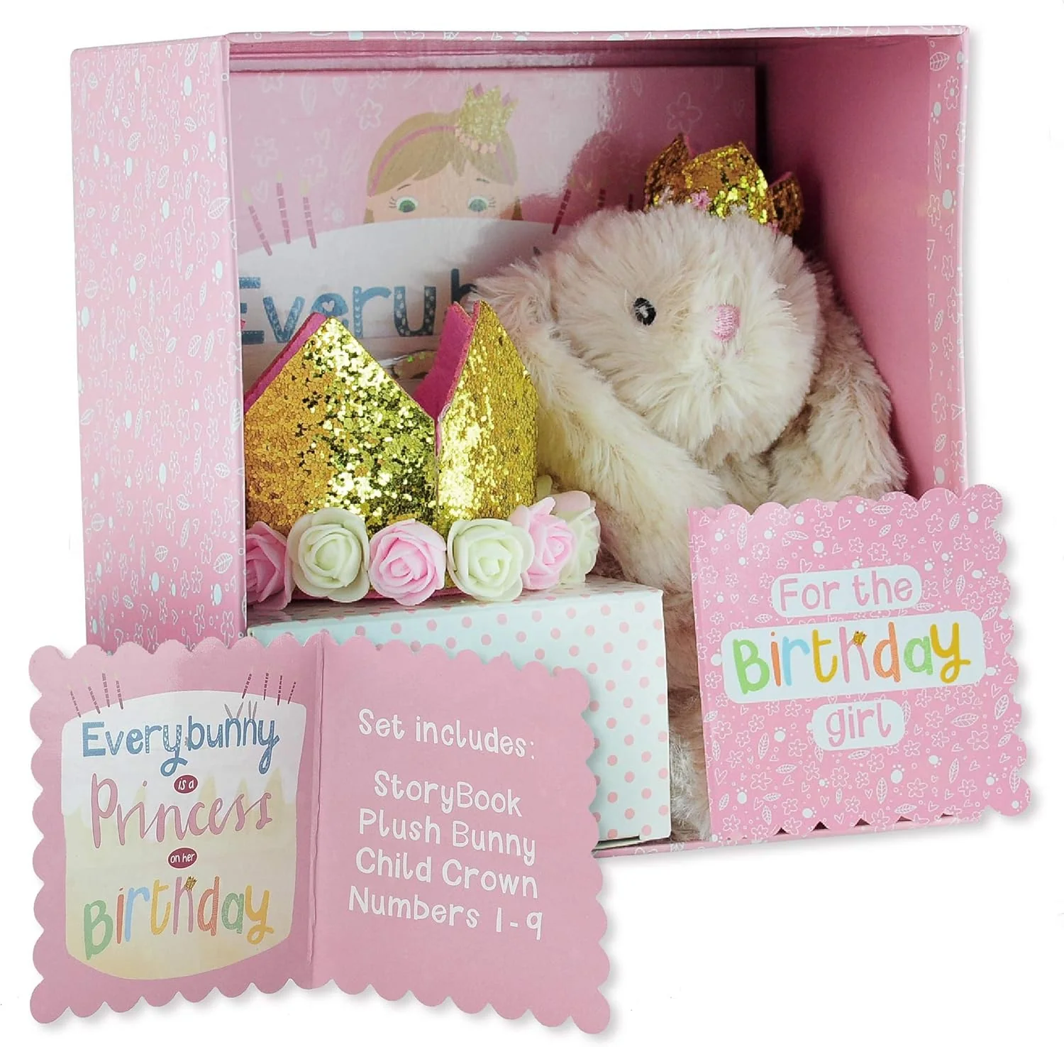Birthday Bunny Gift Set for Baby, Toddler, and Girls Ages 1-9 YRS - Image 6