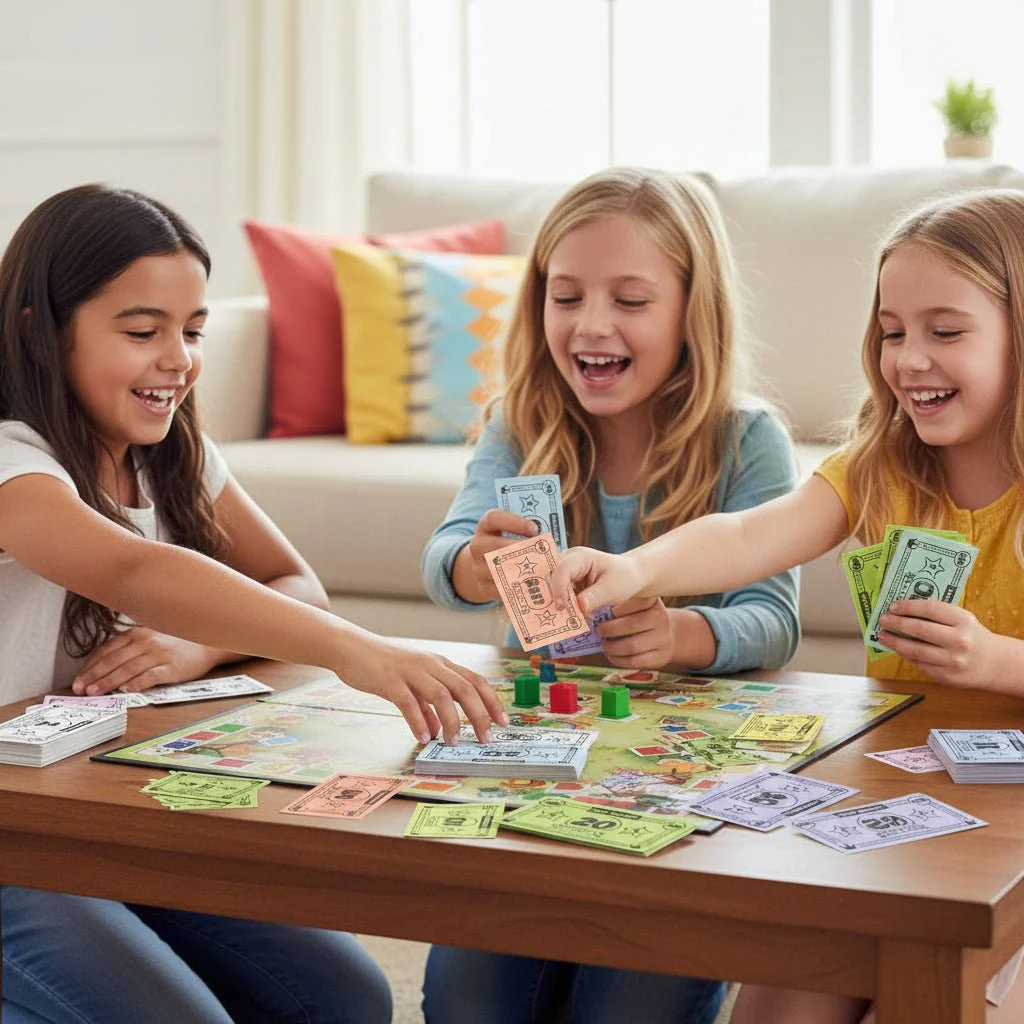 Blue Panda Board Game Play Money Set for Kids - 455 piece - Image 2