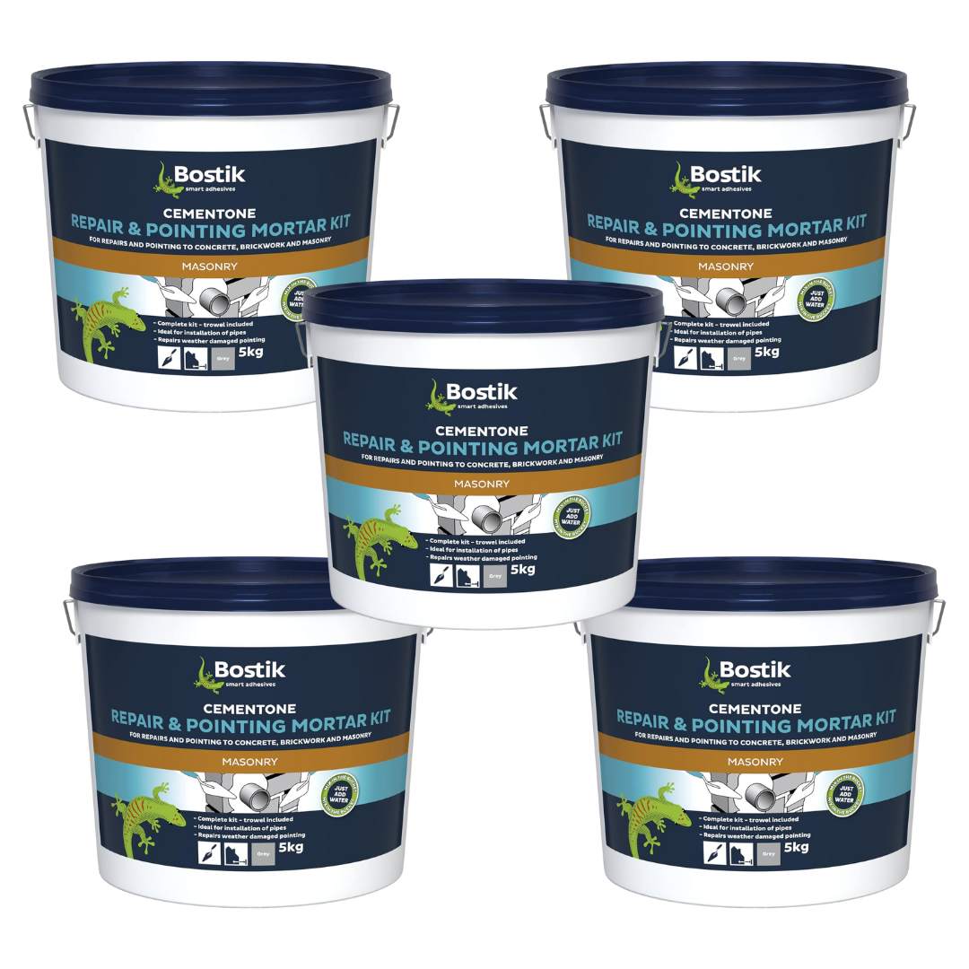 BOSTIK Cementone Grey Repair & pointing kit 5KG X5