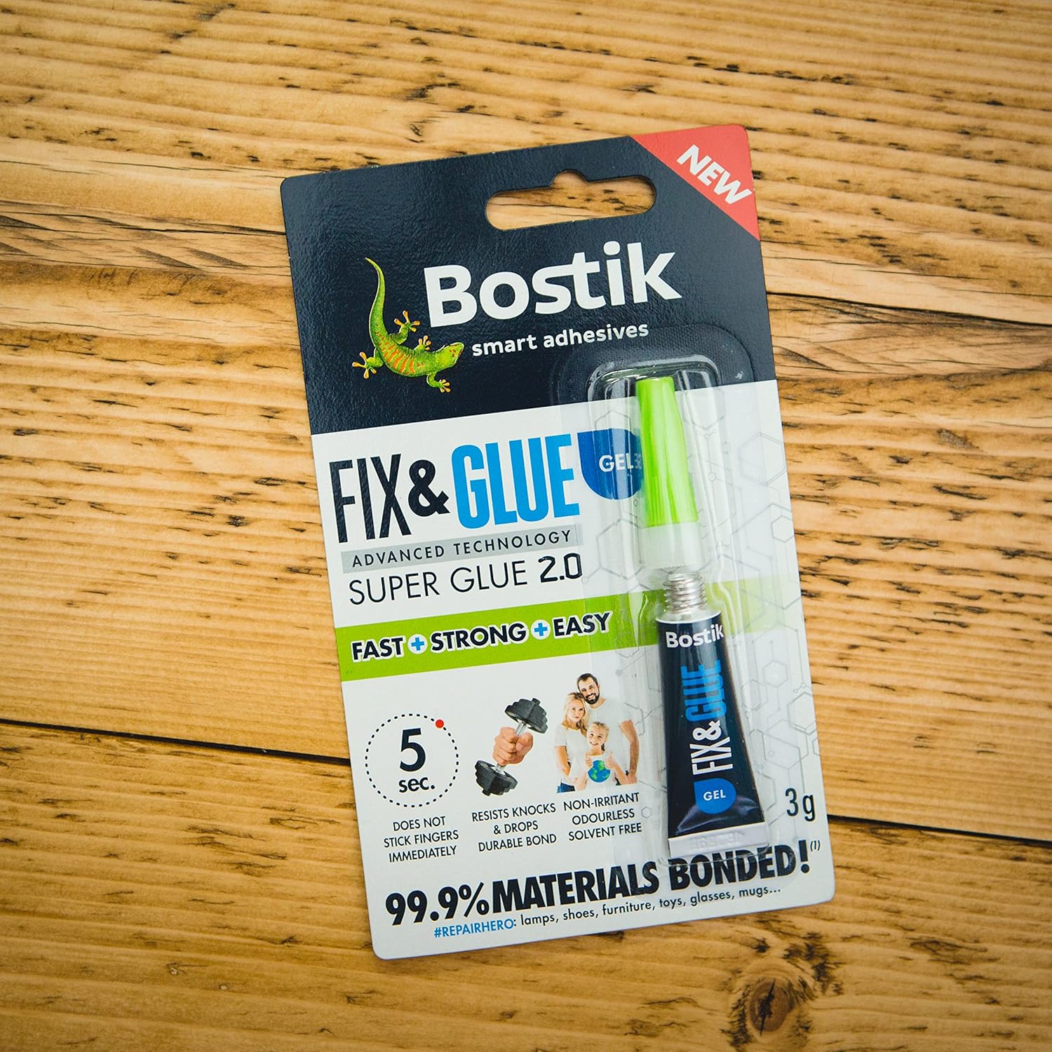 Bostik Fix & Glue Gel 3g x 6 - Image 3
