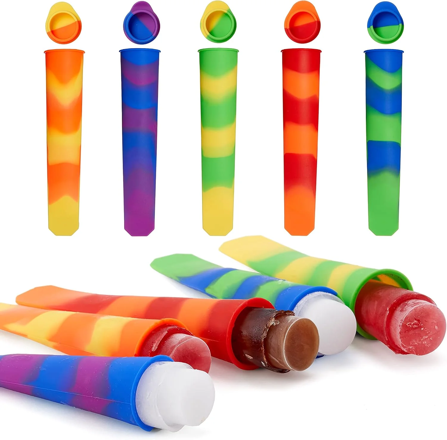BRAMBLE 10 Premium Silicone Ice Lolly Moulds BPA Free - Image 4