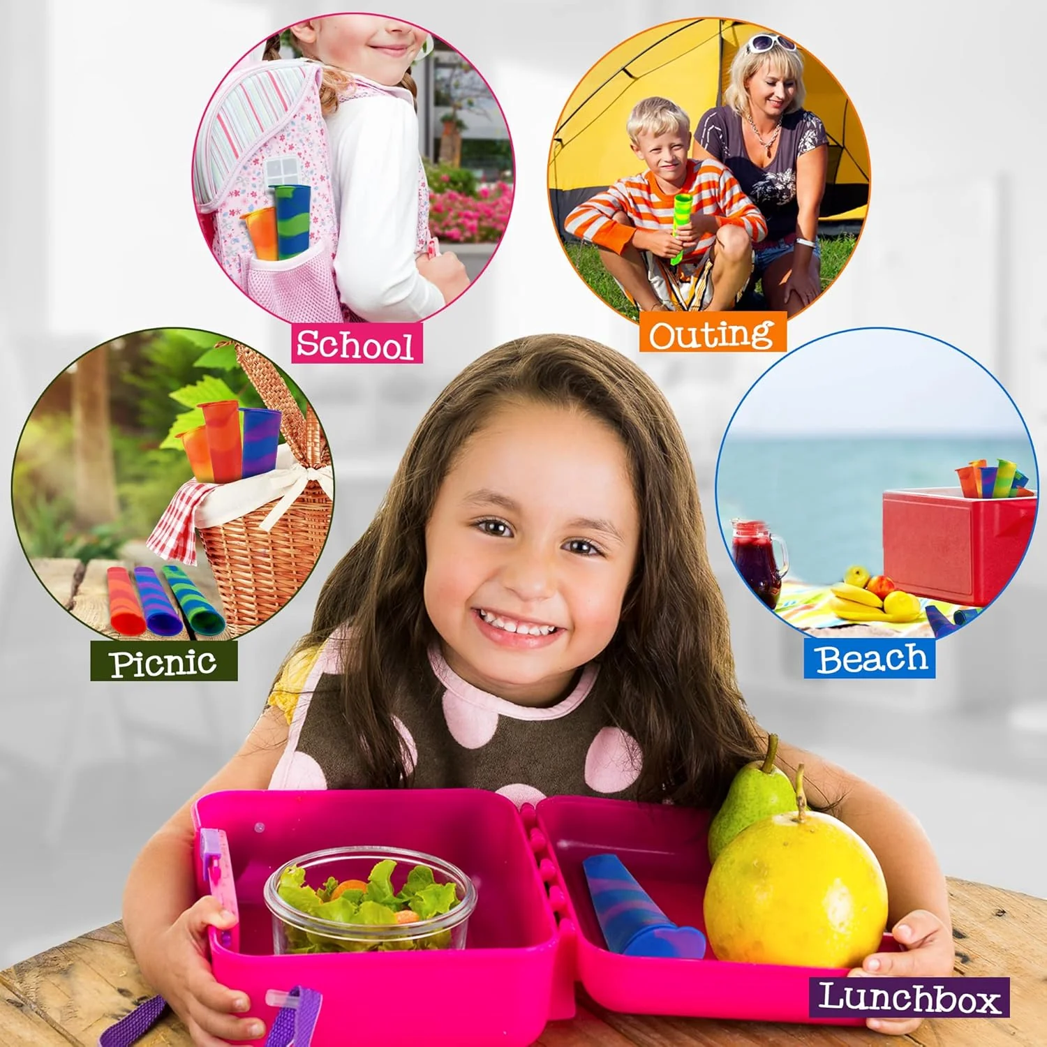BRAMBLE 10 Premium Silicone Ice Lolly Moulds BPA Free - Image 5
