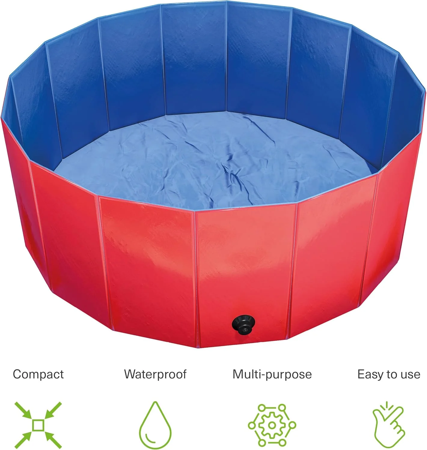Bramble - 80cm x 30cm Toddler Dog Swimming Pool with Reinforced Walls and Slip Resistant Bottom - Image 3