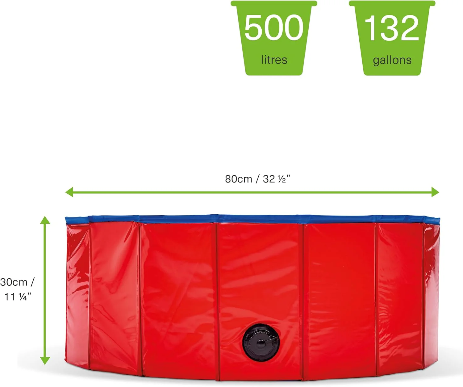 Bramble - 80cm x 30cm Toddler Dog Swimming Pool with Reinforced Walls and Slip Resistant Bottom - Image 4