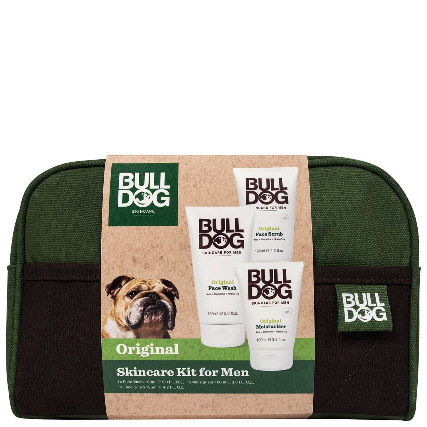 Bulldog Men's Skincare Set with Washbag 4pc