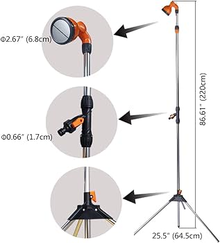 Powapacs Outdoor Camping Shower with Stand - Image 2