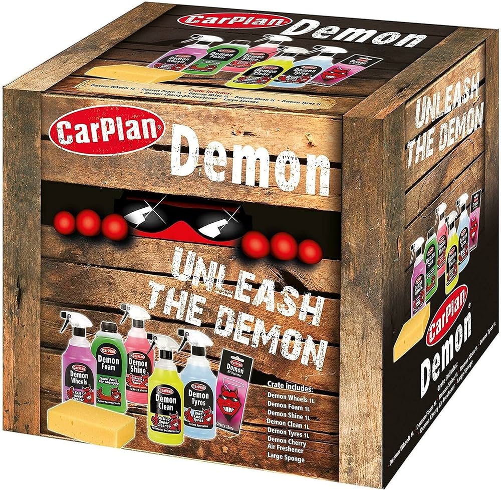 CarPlan Demon Car Cleaning Gift Set - 7 pieces - Image 2