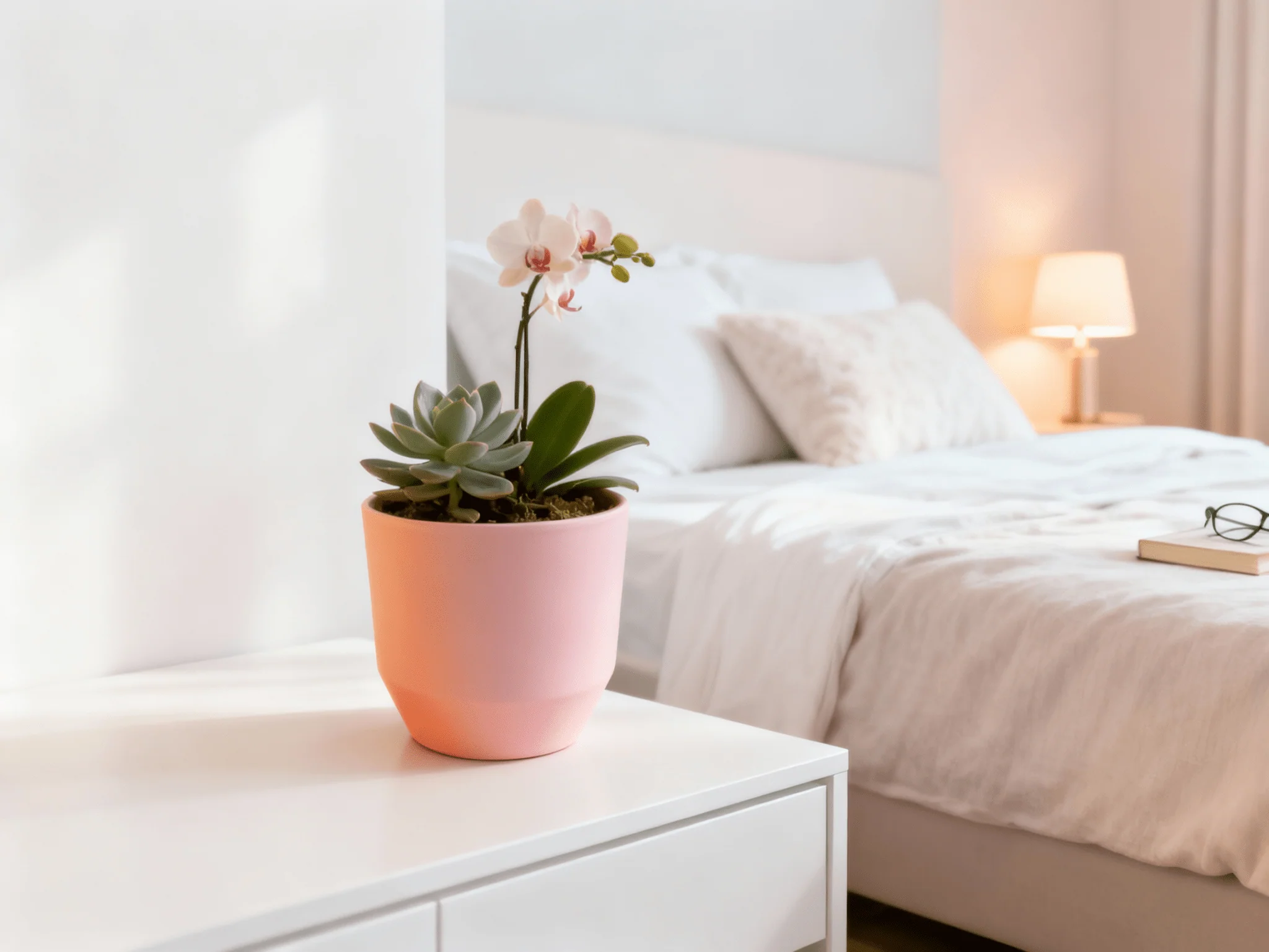 Ceramic Pink Pot - Fits up to 12cm Plant Pots - Image 4