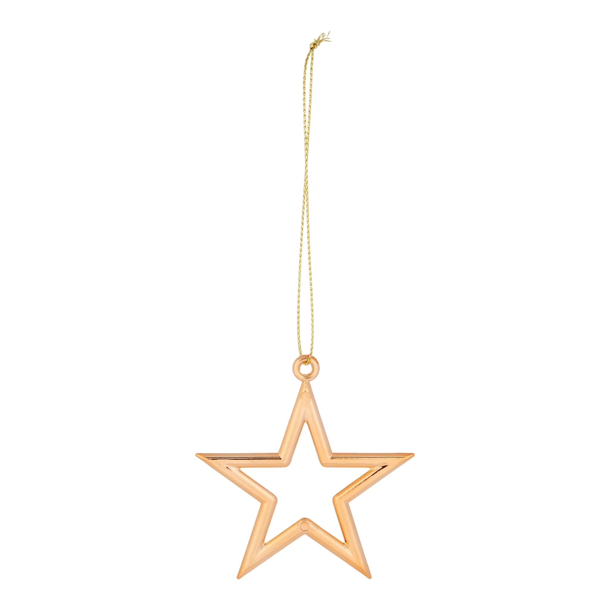 Champagne/Bronze Plastic Christmas Bauble Decoration Set - Pack of 40 - Image 7
