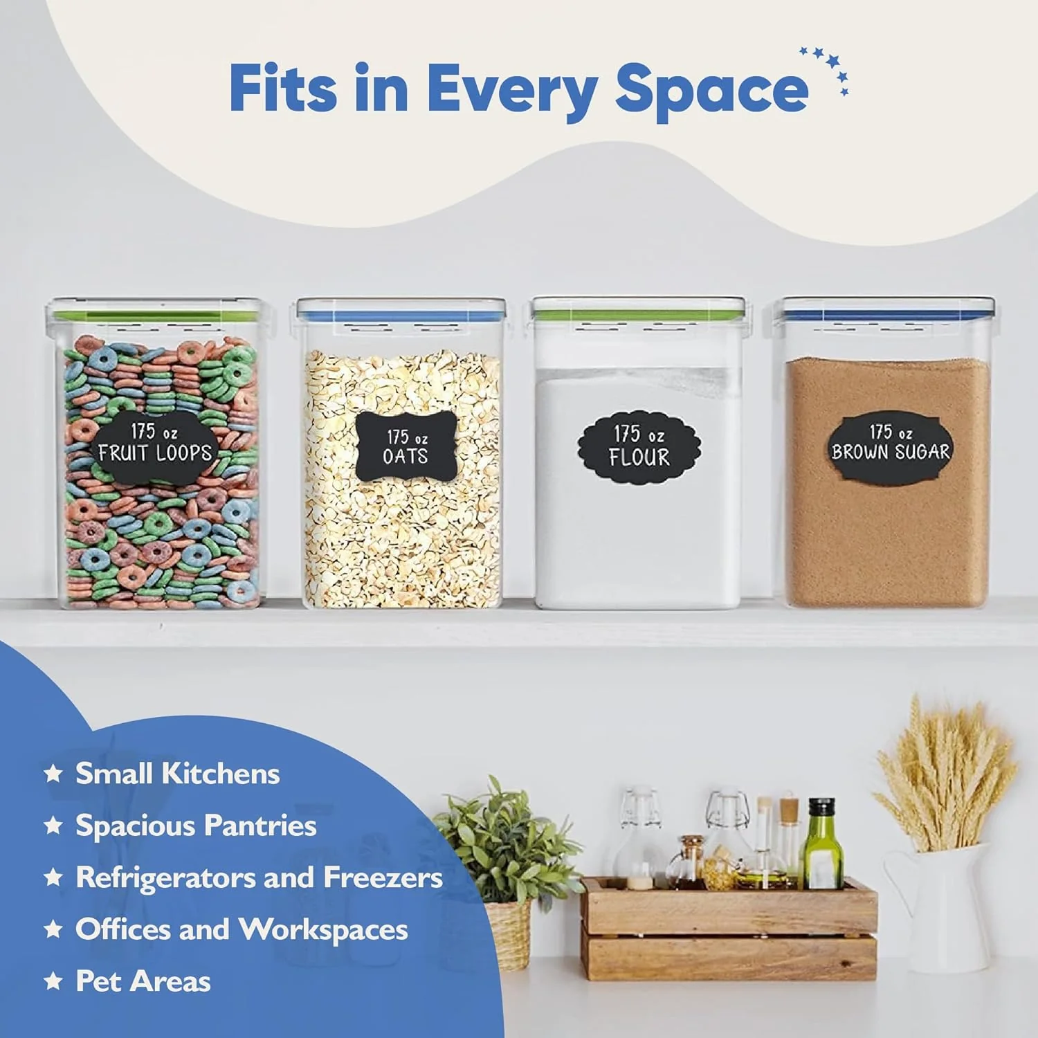 Chef's Path Kitchen Storage Box Set of 4 - XL (5.2L Each) - Image 7