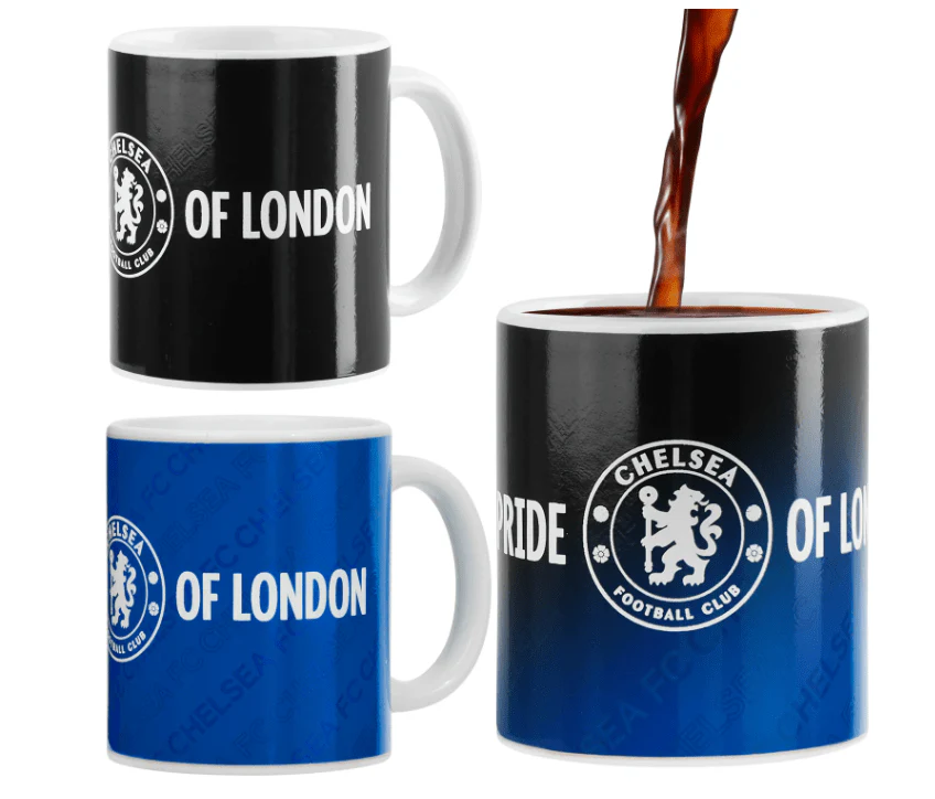 Chelsea F.C. Coffee Mug, 320ml Ceramic Heat Colour Changing Mug