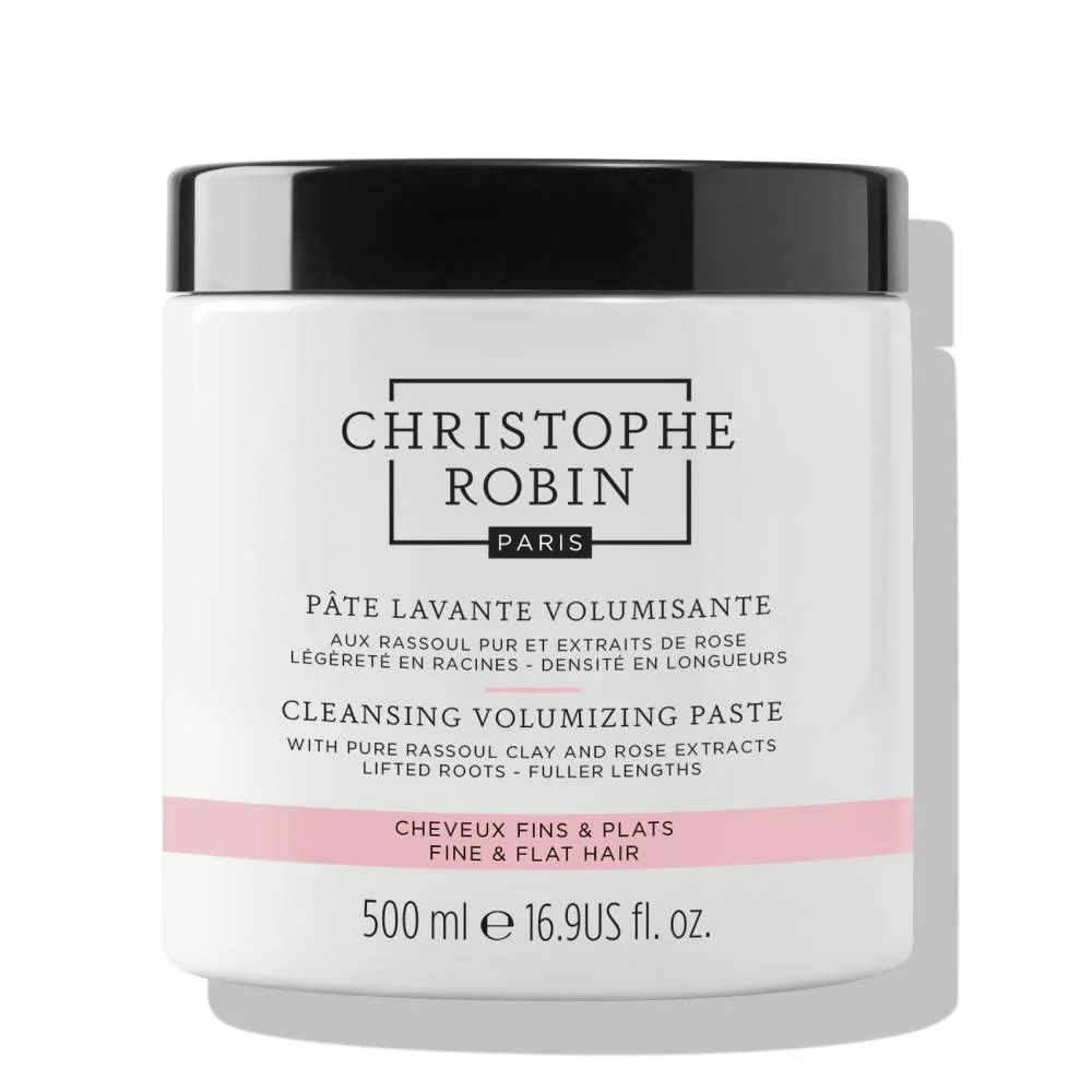 Christophe Robin Cleansing Volumising Paste Pure Rassoul Clay with Rose Extracts - 500ml - Image 5